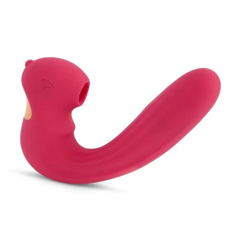 Vibratore Clitorideo Hugbox Rosa 15 Programmi Waterproof Silenzioso - immagine 1