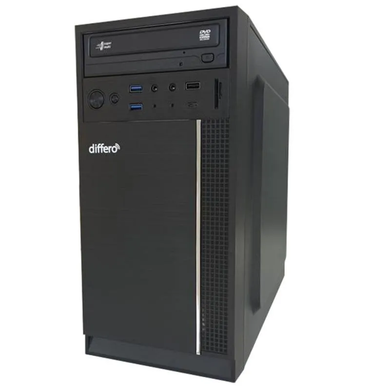 PC fisso Differo V15 Intel Core i5-12400 8GB 500GB SSD UHD 730 DVD-RW - immagine 1