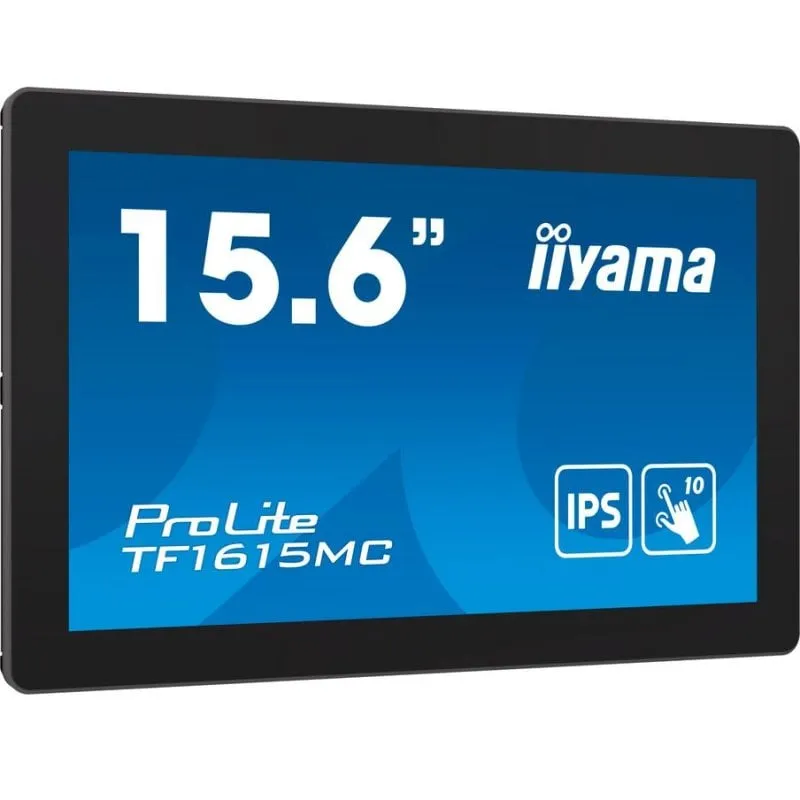 Monitor PC iiyama ProLite TF1615MC-B1 15,6" Full HD IPS Touch 25ms VESA Nero - immagine 1