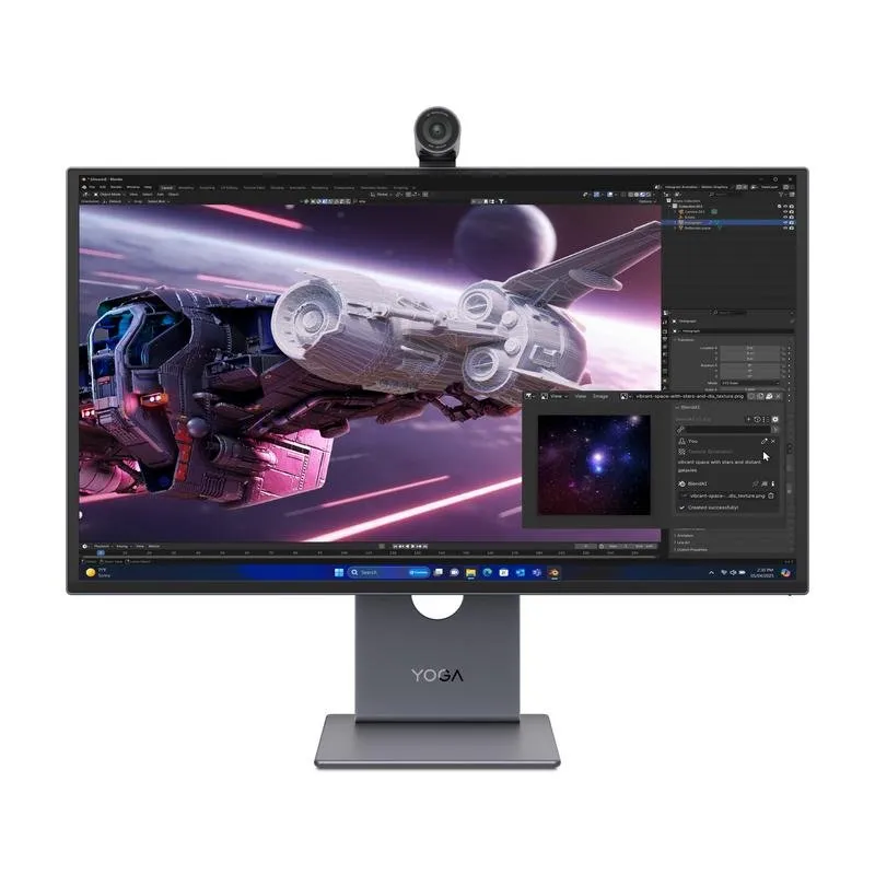 Monitor PC Lenovo Yoga Pro 27UD-10 26,5" UltraHD 4K 120Hz QD-OLED HDR Dolby Vision FreeSync G-SYNC USB-C - immagine 1