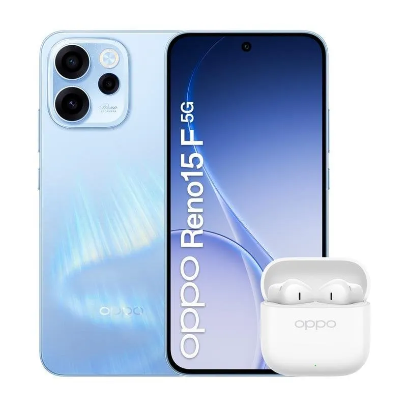 OPPO Reno15 F 5G 8GB 256GB 6.57" Blu Aurora - immagine 1