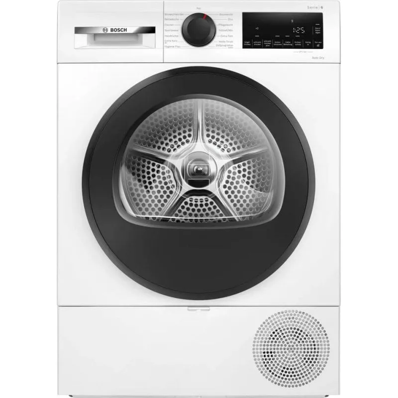 Asciugatrice a pompa di calore Bosch Serie 6 WQG243D41 9kg Classe C programmi speciali - immagine 1