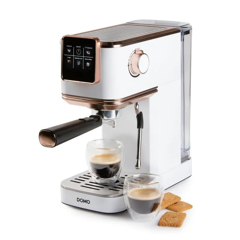 Caffettiera Espresso Domo DO746K 1,1L 20 bar Thermoblock con vaporizzatore e touch screen - immagine 1