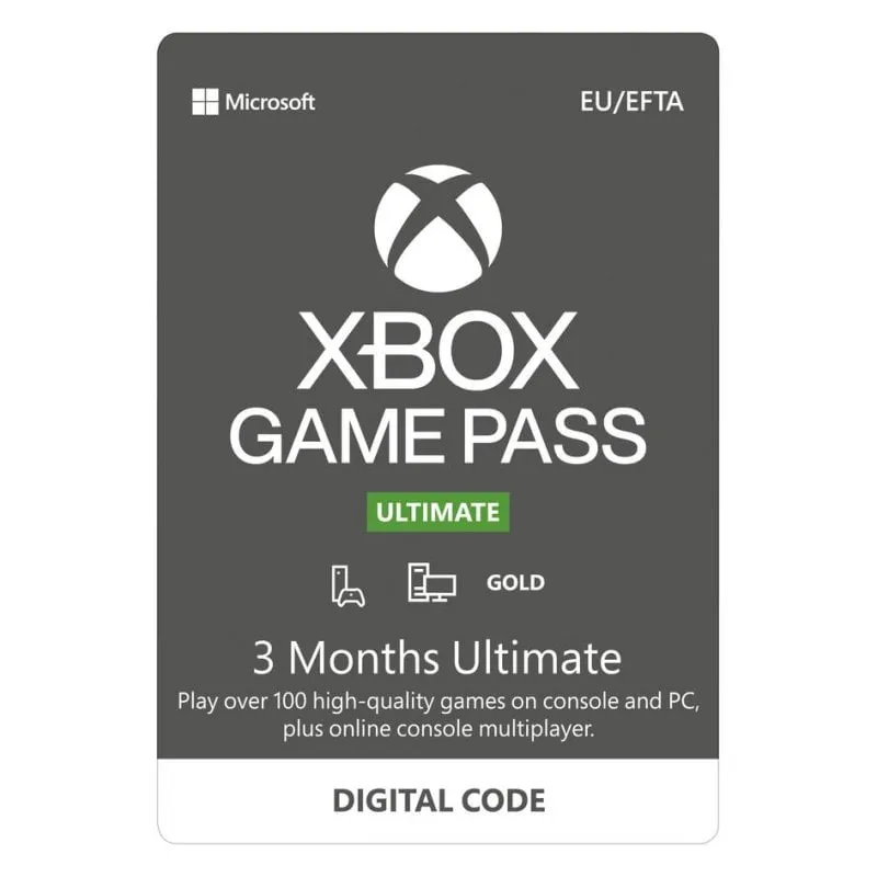 Abbonamento Microsoft Xbox Game Pass Ultimate 3 mesi Multipiataforma Digitale - immagine 1