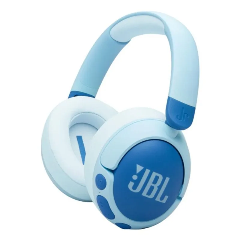 Auricolari JBL Junior 470NC wireless Bluetooth con Cancellazione Rumore, Microfono e controllo parentale, blu - immagine 1