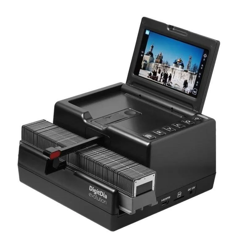 Scanner Reflecta DigitDia evolution 15,3 MP schermo 7" CMOS LED SD/SDHC - immagine 1