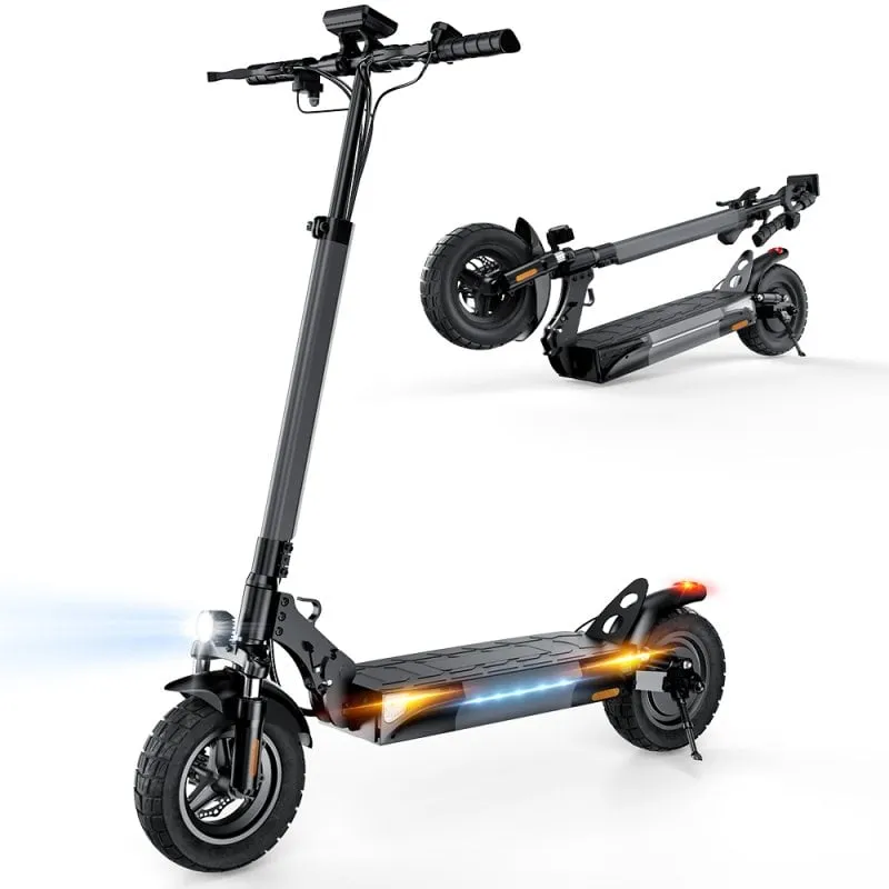 Monopattino elettrico iScooter W9 1000W Autonomia 45km Ruote 10 pollici Nero - immagine 1