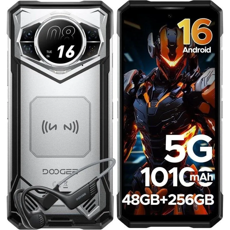 Doogee S200 Vip 5G 12GB 6.72" 256GB Argento Smartphone rugged - immagine 1