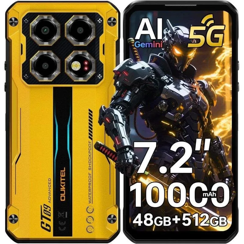 Oukitel WP60 5G 16GB 512GB 7.2" Giallo - immagine 1