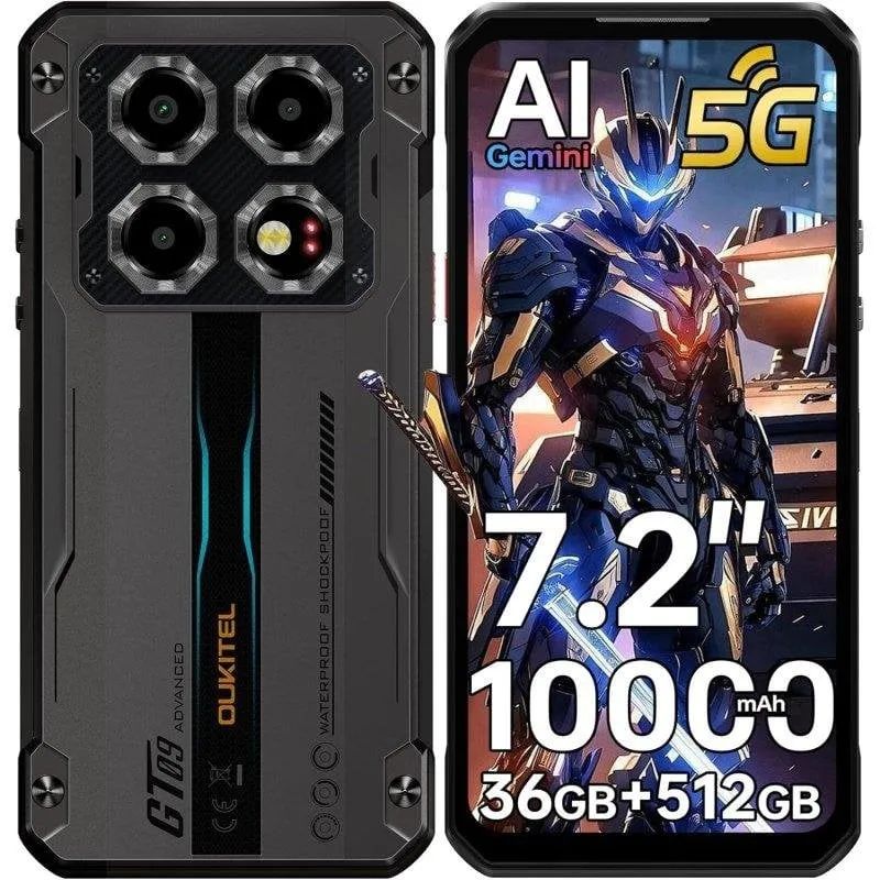 Oukitel WP60 5G 12GB 7.2" 512GB Nero rugged - immagine 1