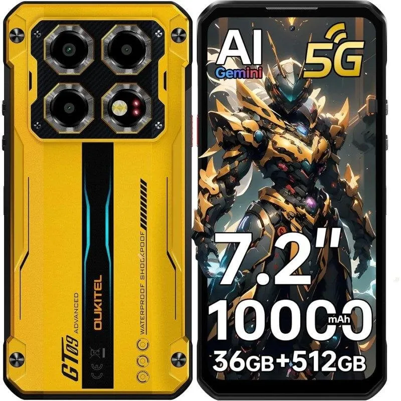 Oukitel WP60 5G 12GB 7.2" 512GB Arancione Smartphone rugged - immagine 1