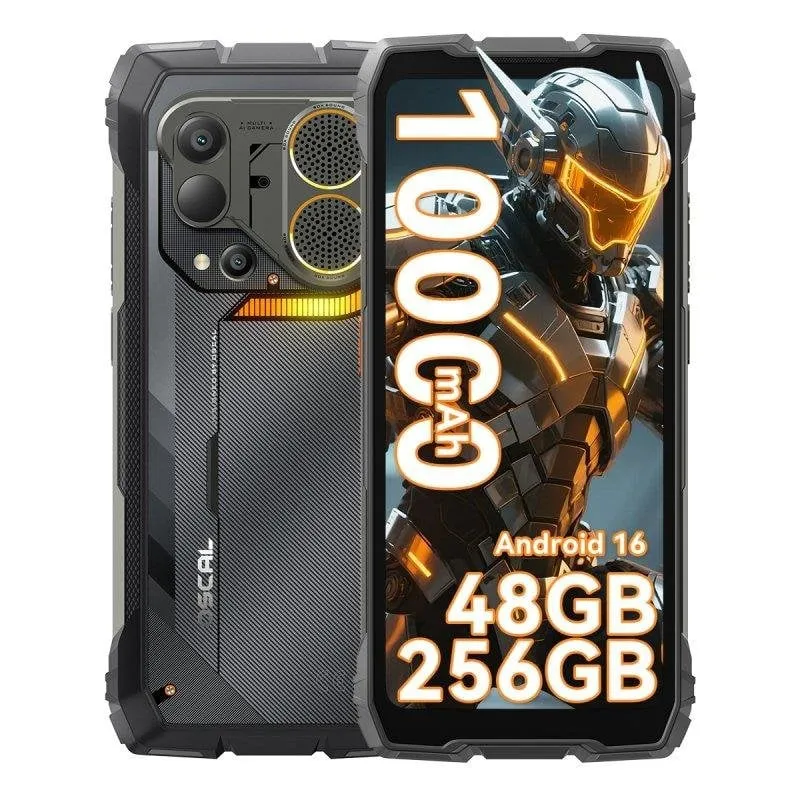 OSCAL Pilot 6 4G 12GB 256GB 6.78" Nero Gorilla Glass - immagine 1