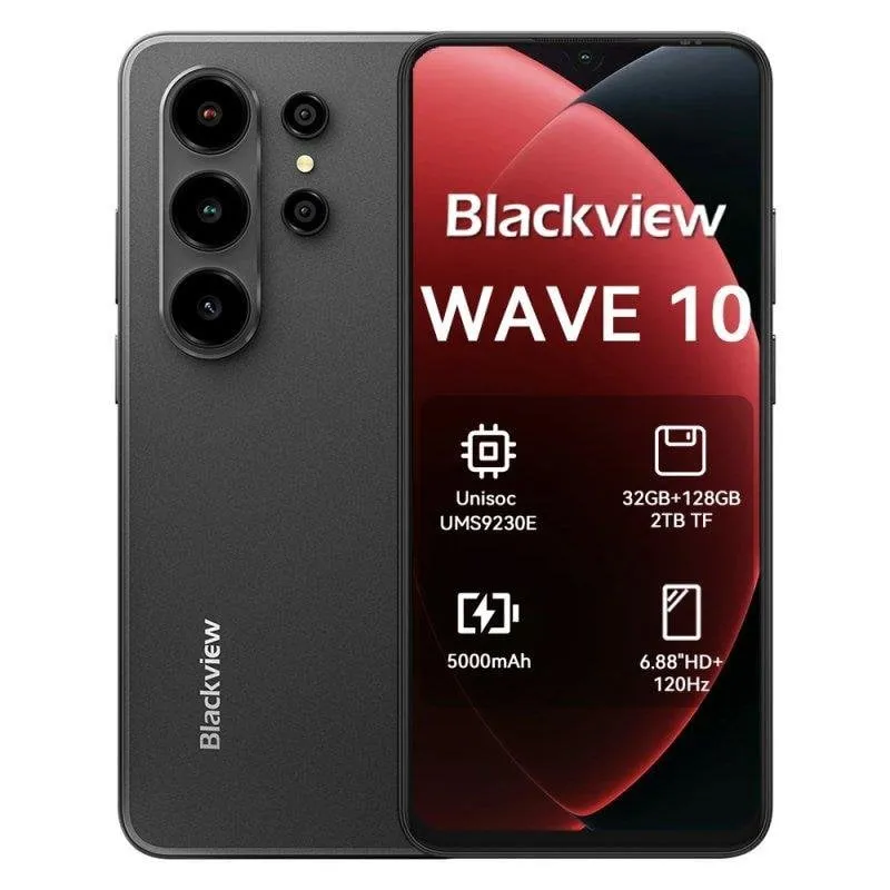 Blackview Wave 10 4G 8GB 128GB 6.88" Nero - immagine 1