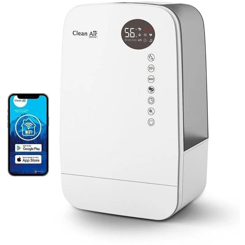 Umidificatore Clean Air Optima CA-607W Smart Ionizzatore Vapore Freddo Caldo 65m² - immagine 1