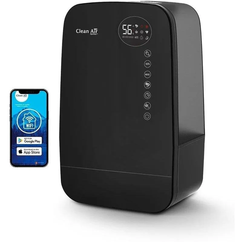 Umidificatore Clean Air Optima CA-607B Smart Ionizzatore Vapore Freddo Caldo 65m² - immagine 1