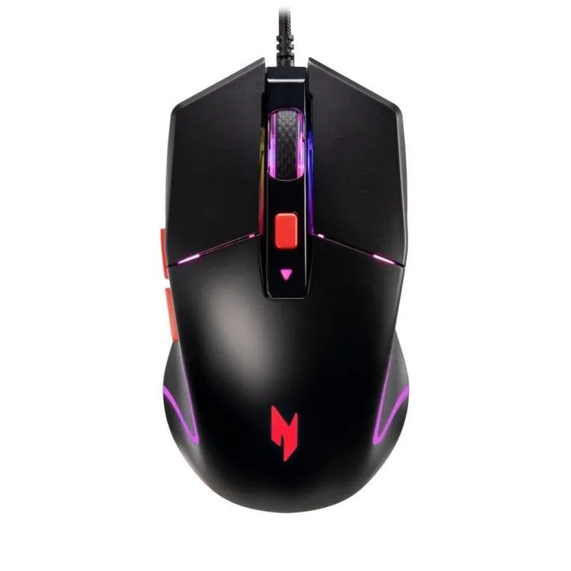 Mouse Acer NMW100 Cablato 7200DPI Nero RGB 6 Tasti Ambidestro - immagine 1