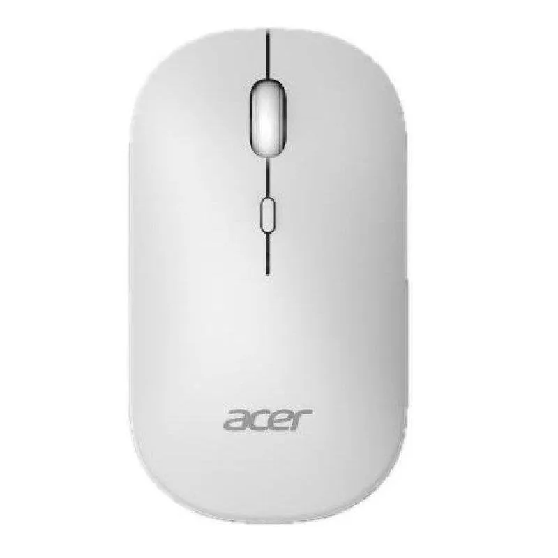 Mouse Acer AMR130 Bluetooth 5.2 Dual 1600DPI Bianco Ergonomico 4 Tasti - immagine 1