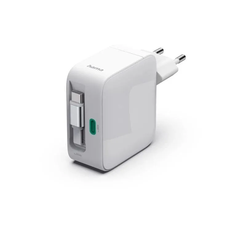 Caricatore Hama 00201957 65W USB-C Quick Charge 3.0 Bianco - immagine 1