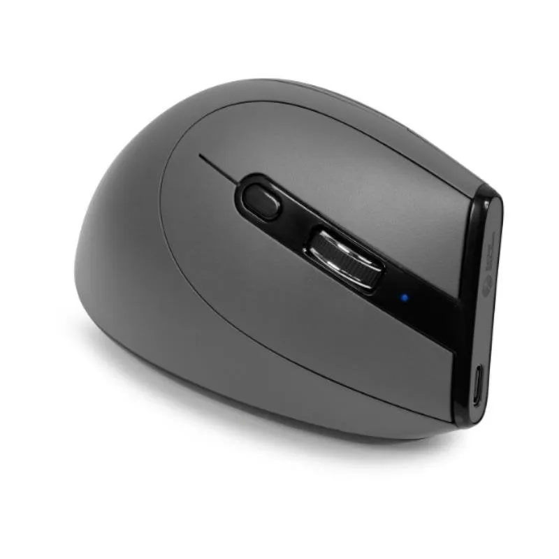 Mouse BakkerElkhuizen Grip Pro Wireless 2400DPI Grigio Nero Giallo Verticale - immagine 1