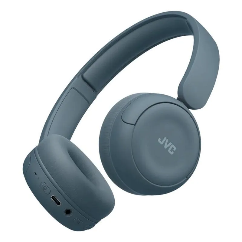 Cuffie JVC HA-S59W wireless e cablate Bluetooth per musica e uso quotidiano blu - immagine 1