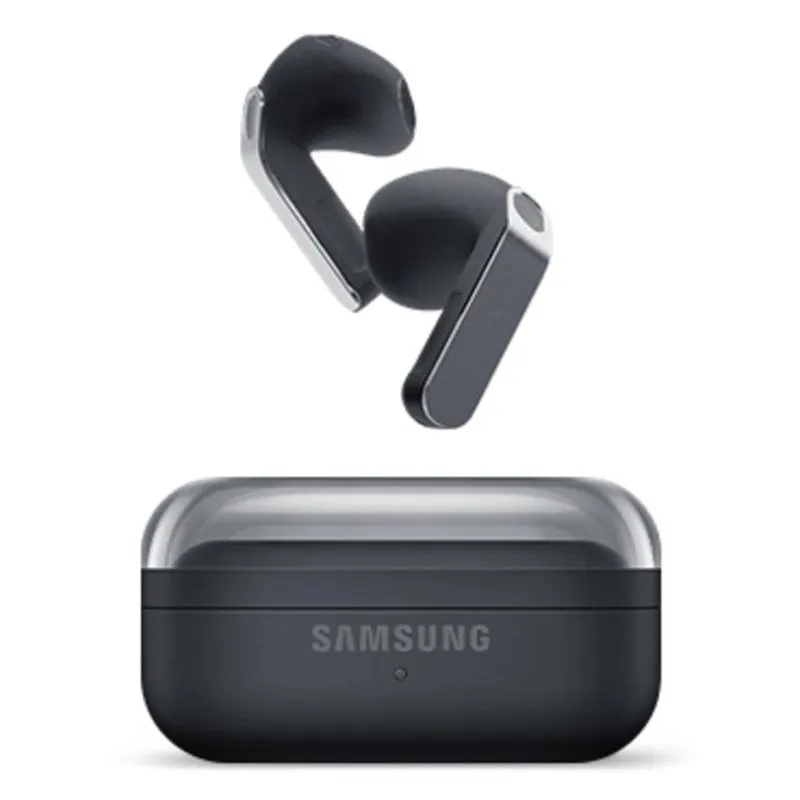 Auricolari Samsung Galaxy Buds4 wireless Bluetooth con Cancellazione Attiva del Rumore, microfono e protezione IP54, neri - immagine 1