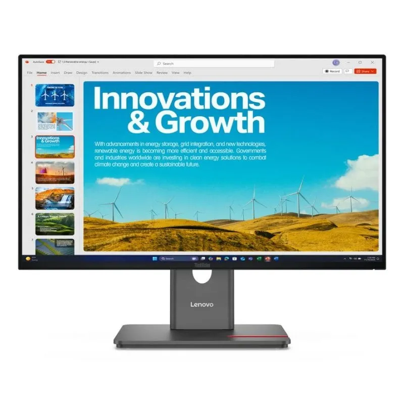 Monitor PC Lenovo ThinkVision P24QD-40 23,8" Quad HD 120Hz IPS 6ms HDR10 USB-C - immagine 1