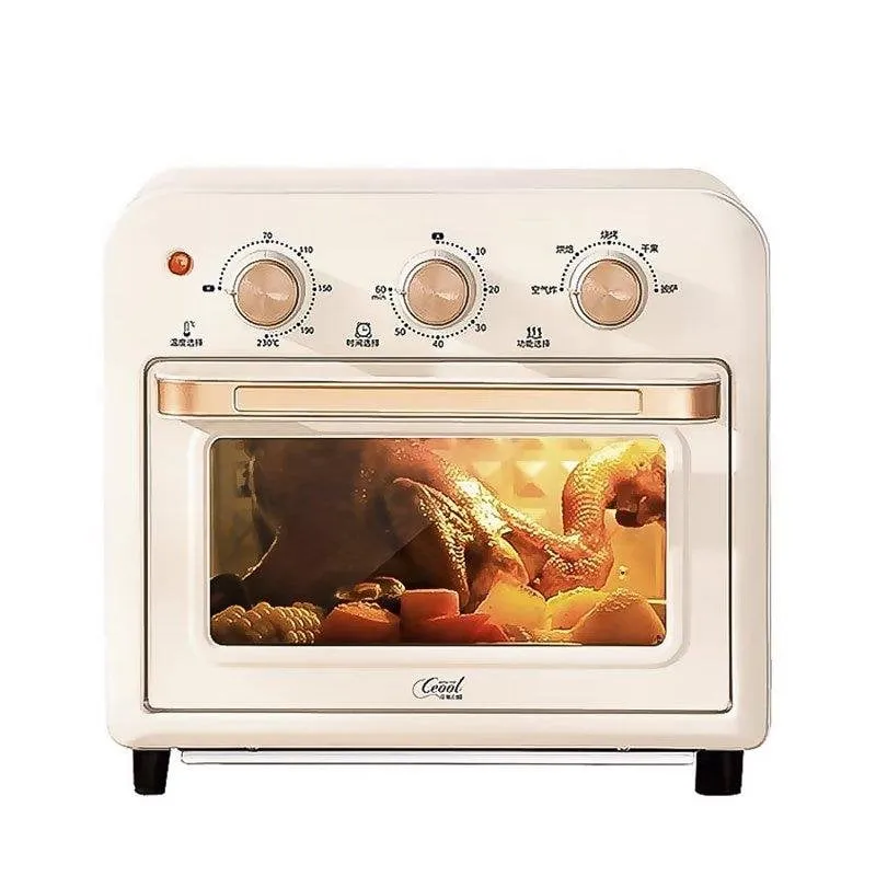 Horno elettrico Dam Electronics Air Fryer 15 litri Nero con pannello meccanico e sistema 360° - immagine 1