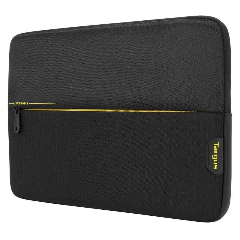 Custodia Targus CityGear 3 TSS994GL 15,6 pollici neoprene poliestere nero giallo - immagine 1