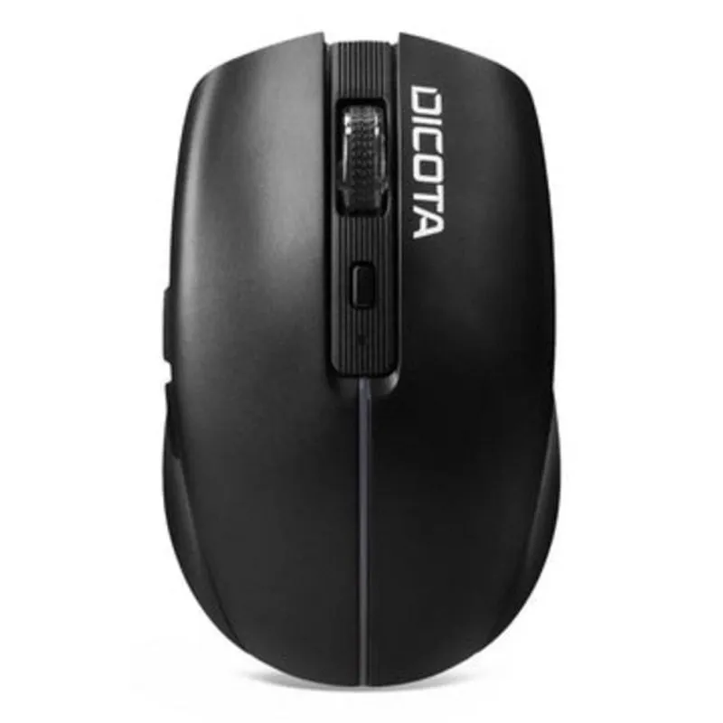 Ratón DICOTA D32044B Bluetooth RF 1600DPI Nero Ricaricabile Ambidestro - immagine 1