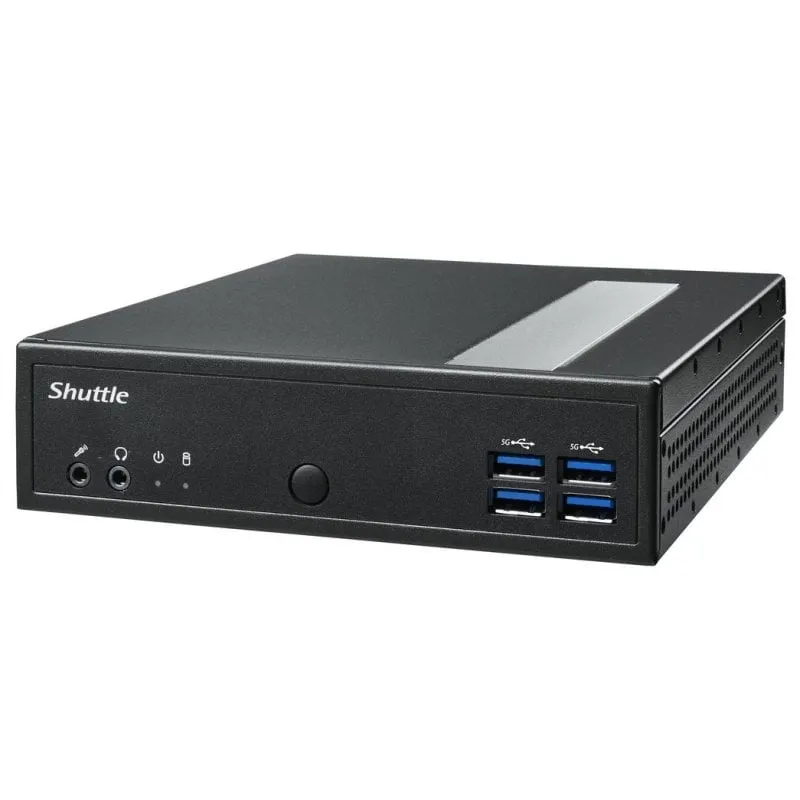 Barebone Shuttle DL40N Intel N150 DDR5 16GB 2x LAN HDMI DisplayPort Fanless - immagine 1