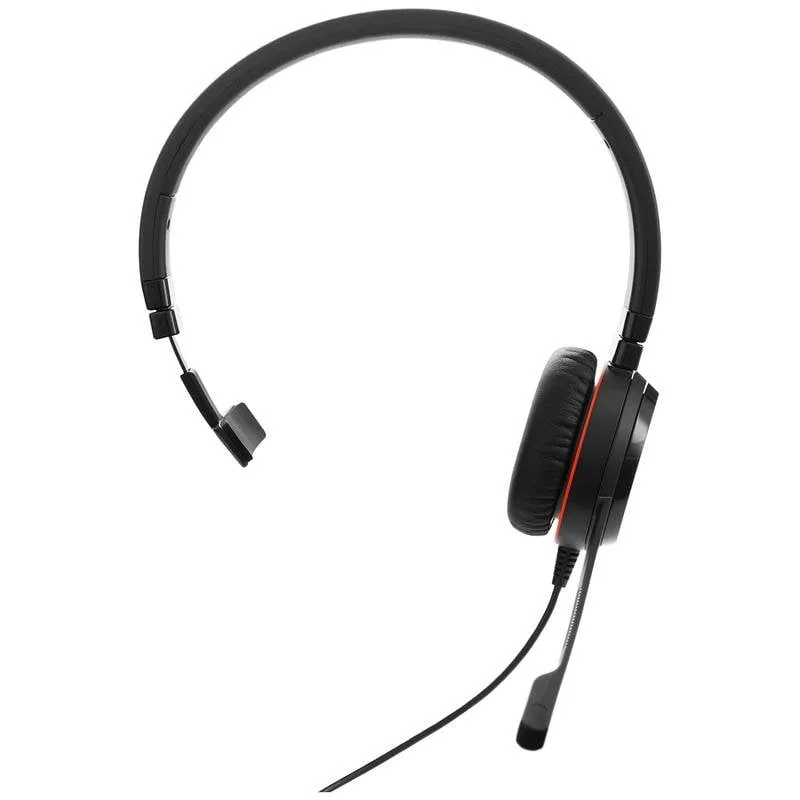 Auricolari Jabra Evolve 20 SE cablati USB-C/A per ufficio con cancellazione rumore neri - immagine 1