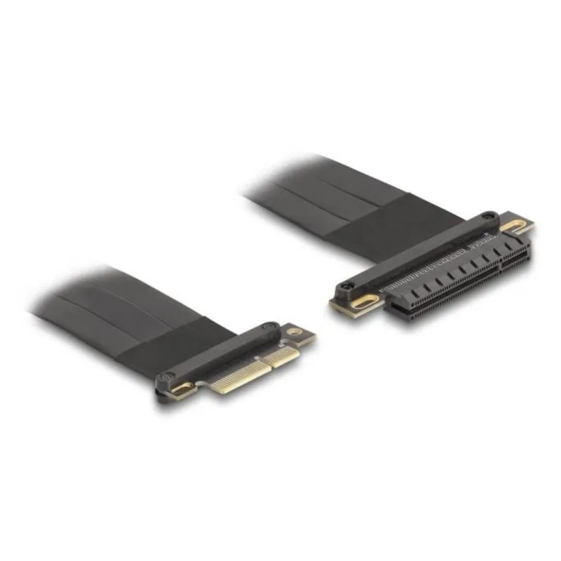 Adattatore Delock 81497 PCIe Riser Cavo Flessibile 30 cm Nero - immagine 1