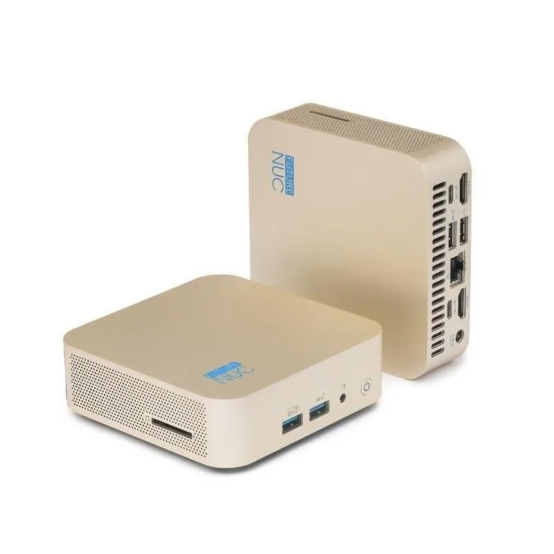 Mini PC FutureNUC Lux NUC 12i5HL Intel Core i5-12450H 16GB 512GB SSD Iris Xe Windows 11 Pro Gold - immagine 1