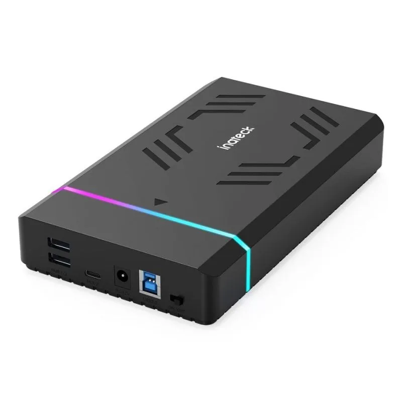Box Esterno Inateck FE3003 2.5/3.5 SATA USB 3.2 Gen 1 Nero DC - immagine 1