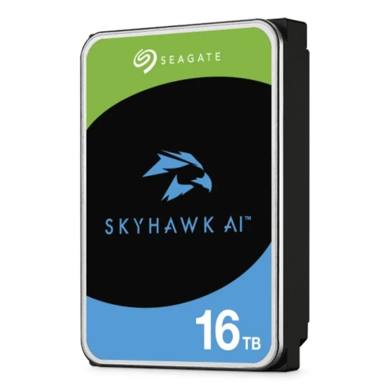 Disco Rigido Seagate SkyHawk AI 16TB HDD 7200rpm SATA III Sorveglianza IA - immagine 1