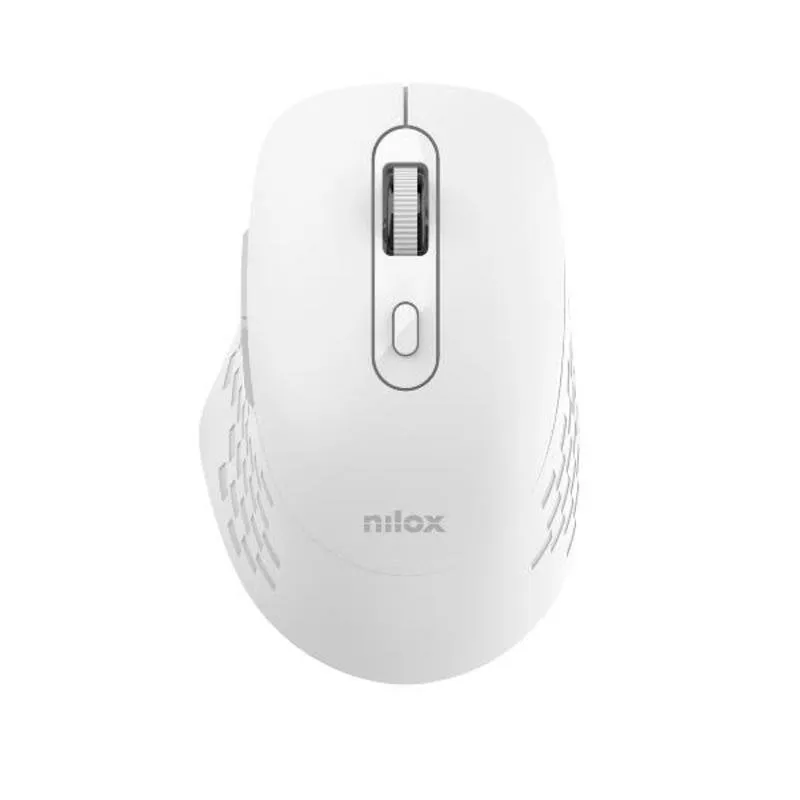 Ratón Nilox NXMODWI02 Dual Wireless Bluetooth USB 1600DPI Bianco 6 Pulsanti Silenzioso - immagine 1