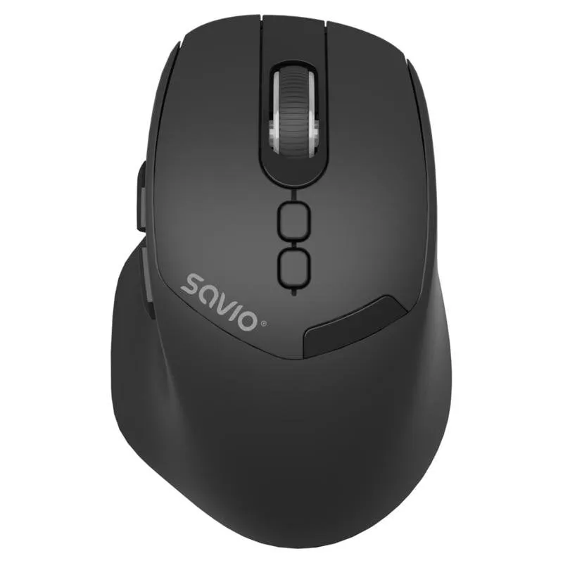 Ratón Savio MB-06 Bluetooth 3800DPI Nero Ambidestro USB-C Wireless - immagine 1