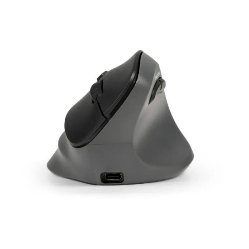 Ratón BakkerElkhuizen PRF Pro Wireless USB-C 2400DPI Nero Grigio Verticale Ricaricabile - immagine 1