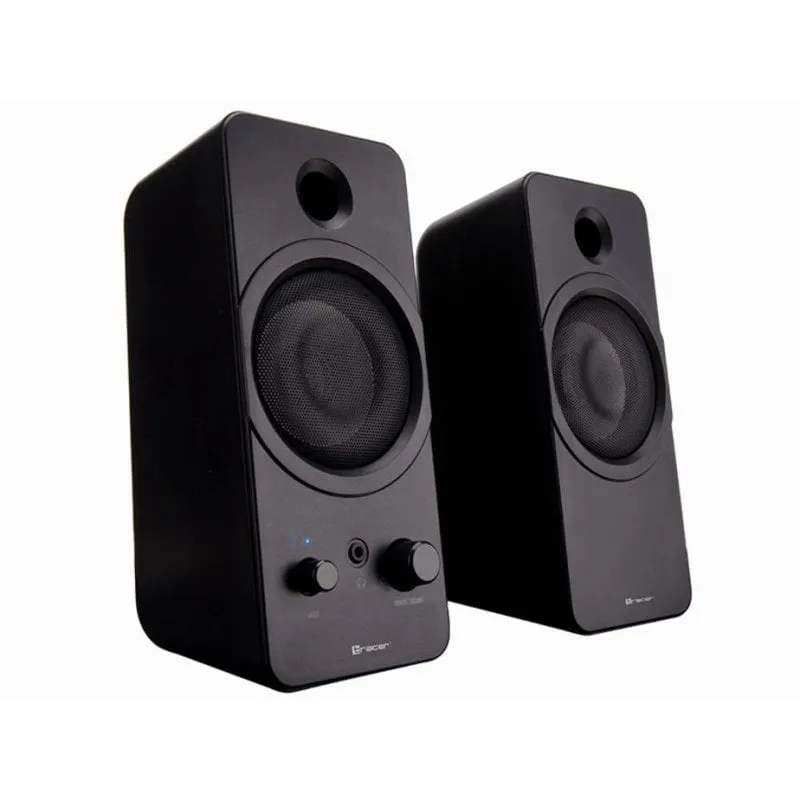 Altavoces Tracer Stereo wireless e cablati 12W Bluetooth USB - immagine 1