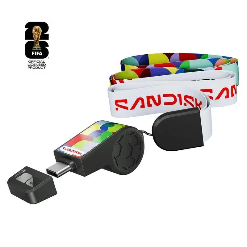 Chiavetta USB SanDisk SDCZIA-128G-G46 128GB USB-C 300MB/s FIFA Verde - immagine 1