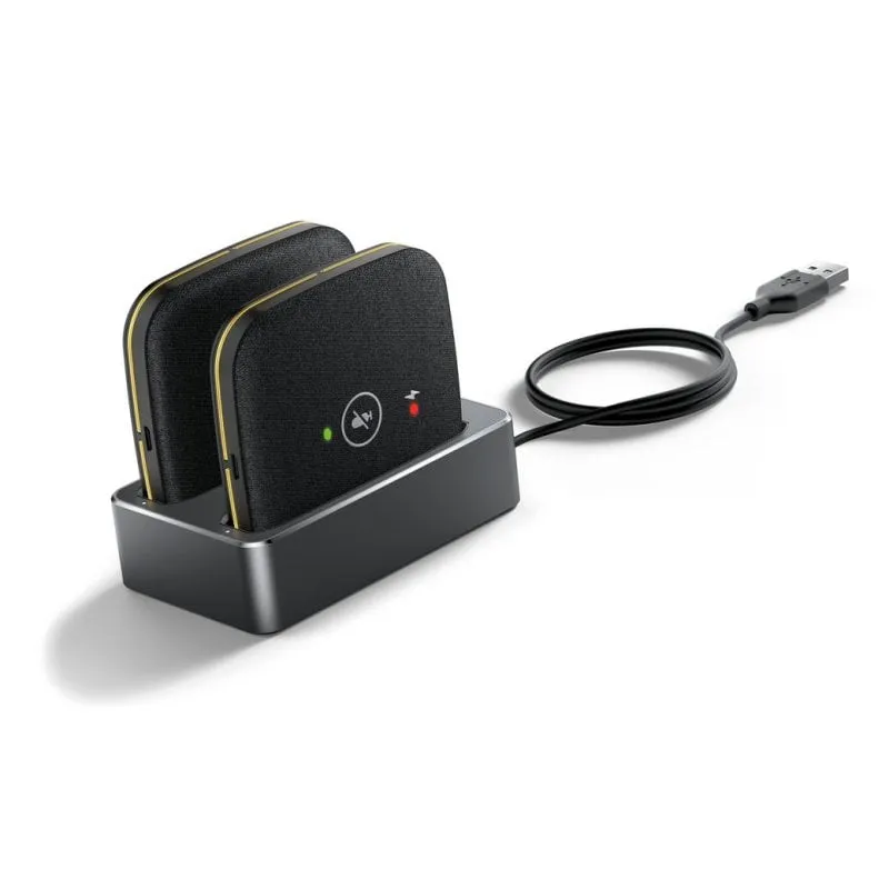 Microfono Yealink CPW65 USB wireless omnidirezionale con base di ricarica - immagine 1