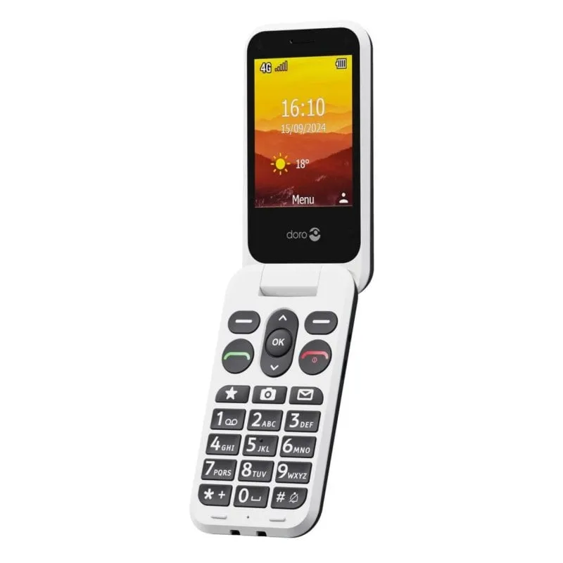 Telefono Doro Leva L20 4G conchiglia fotocamera 2 MP torcia - immagine 1
