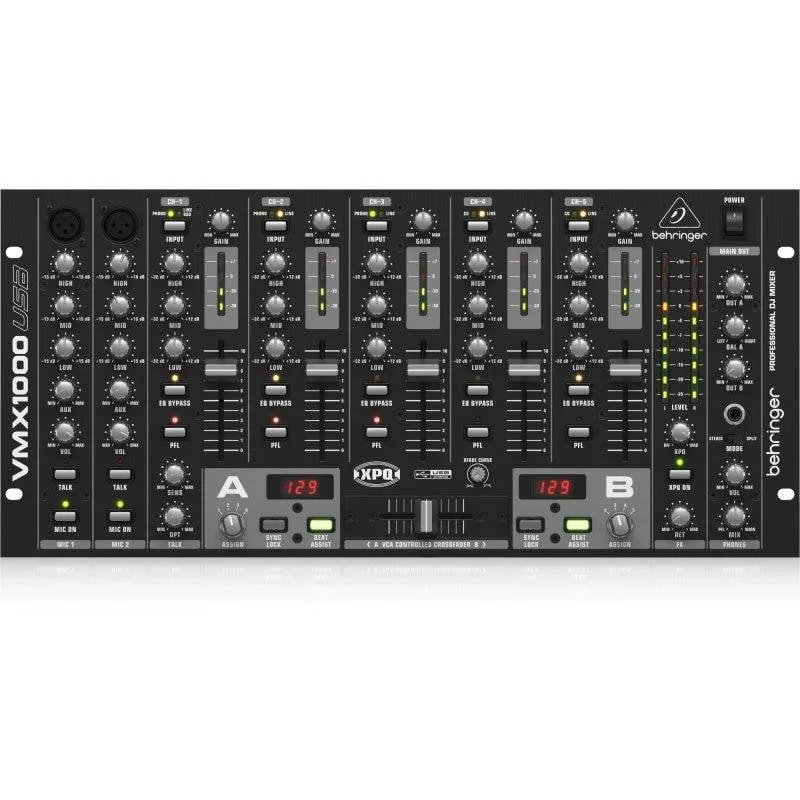 Controller DJ Behringer Pro Mixer VMX1000 USB 7 canali LCD XLR - immagine 1