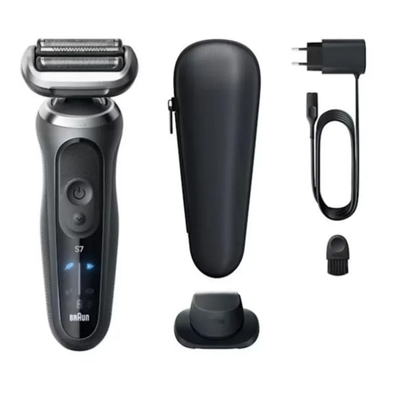 Rasoio Viso Braun Series 7 72-G1200s Senza Fili 60min Wet&Dry 3 Lame Ricarica Rapida - immagine 1