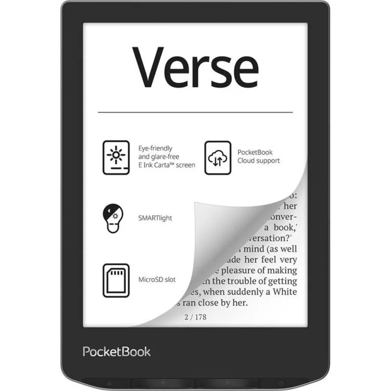 Libro Elettronico PocketBook Verse 6" Wifi 8GB Linux E Ink Carta - immagine 1