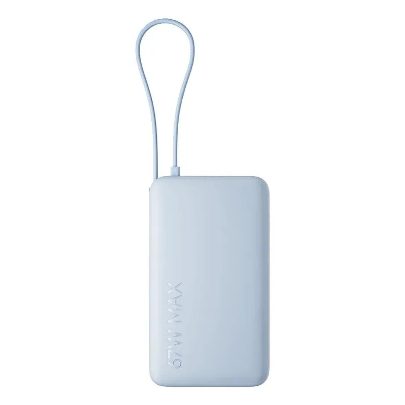 Batteria esterna Xiaomi 67W Power Bank 10000 Blu ricarica rapida cavo integrato - immagine 1