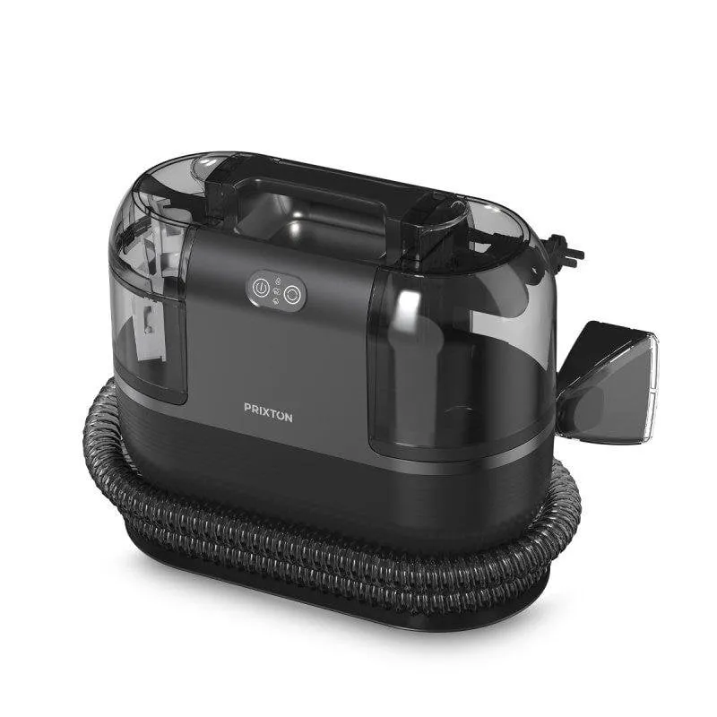 Lavatapetti Prixton AquaClean Steam Pro 1700W Doppio Serbatoio 2L 15kPa 4 Accessori Nero - immagine 1