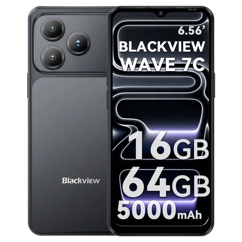Blackview Wave 7C 4G 4GB 64GB 6.56" Nero Dual SIM - immagine 1