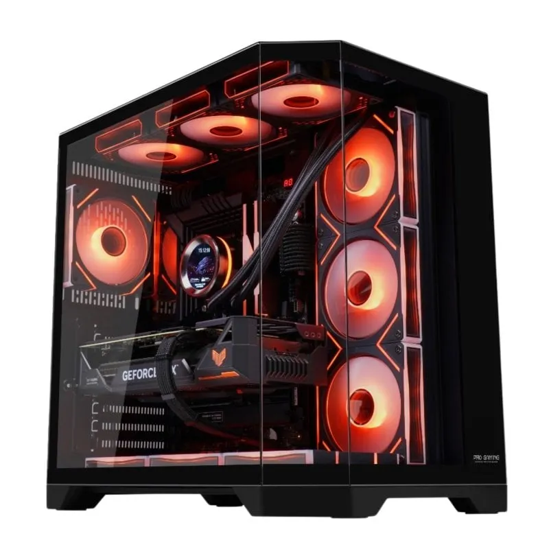 Case PC Gaming ProGaming Banshee Cube Tower ATX 7 Ventilatori ARGB Reverse - immagine 1