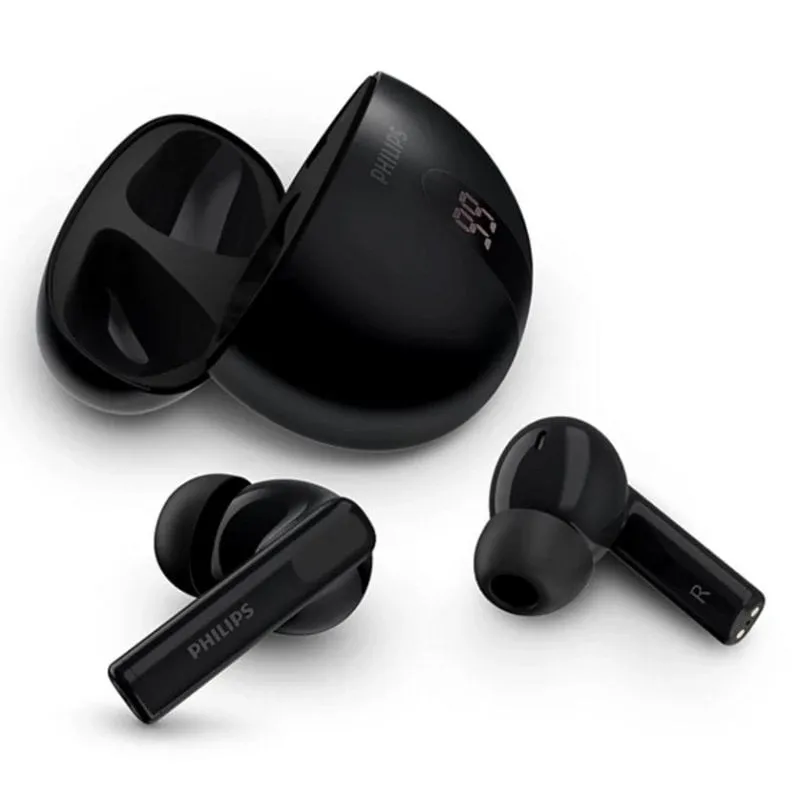 Auricolari Philips TAT2520BK/00 wireless Bluetooth con Cancellazione Attiva del Rumore Neri - immagine 1
